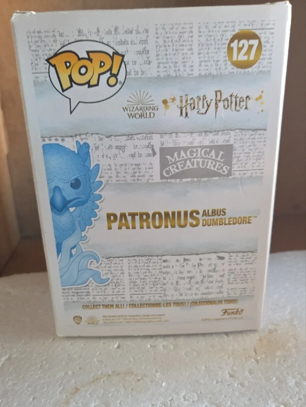 Warner Bros. Patronus Albus Dumbledore Translucent Blue Vinyl Figure